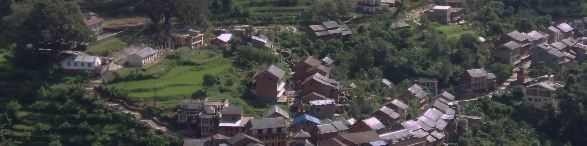 View of Bandipur from hill top
