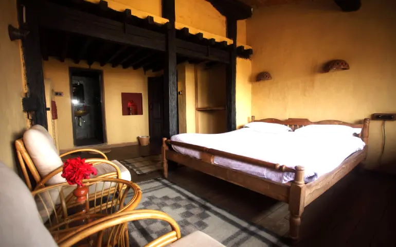 Double bedroom at Gaun Ghar